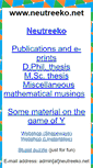 Mobile Screenshot of neutreeko.net
